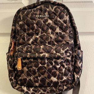 MZ Wallace Leopard Backpack